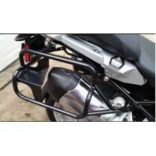 Black stainless steel racks for R1200GS 2013-2018 R1250GS 2019-2025 Black stainless steel racks for R1200GS 2013-2018 R1250GS 2019-2025